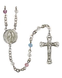 Miraculous R0004#1 4mm Rosary Available in 16 colors