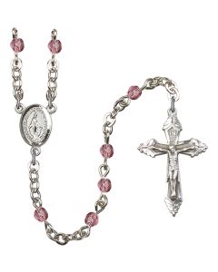 Miraculous R0034#1 4mm Rosary Available in 15 colors
