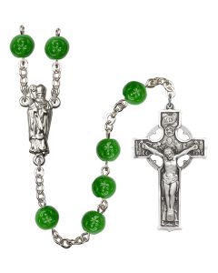 Saint Patrick R0114 Shamrock Rosary