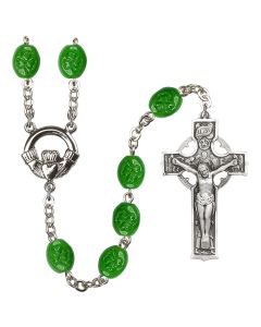 Claddagh R0115 Shamrock Rosary