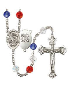Saint Michael the Archangel R0870-4123R-3 8mm Rosary