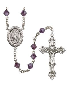 Miraculous R0887 6mm Rosary Available in 14 colors