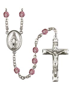 Miraculous R2400 6mm Rosary Available in 15 colors