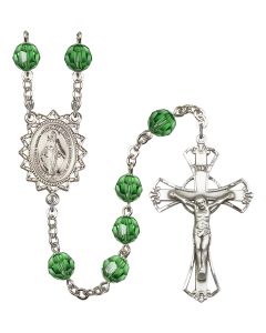Miraculous R5155 8mm Rosary Available in 19 colors