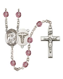 Saint Camillus of Lellis / Nurse R6000-8019--9 6mm Rosary Available in 12 colors