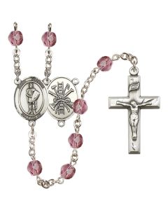 Saint Florian/Firefighter R6000-8034--14 6mm Rosary Available in 12 colors