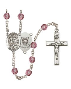 Saint George / Coast Guard R6000-8040--3 6mm Rosary Available in 12 colors
