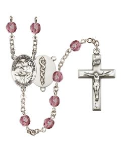 Saints Cosmas & Damian / Doctors R6000-8132--8 6mm Rosary Available in 12 colors