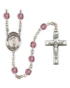 Saint Christopher/Golf R6000-8152 6mm Rosary Available in 12 colors