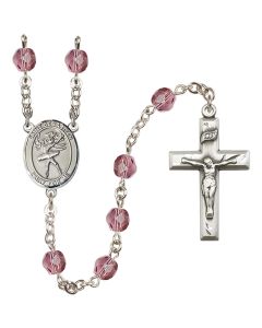 Saint Sebastian / Dance R6000-8612 6mm Rosary Available in 12 colors