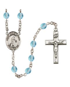 Saint Christopher/Basketball R6000-8153 6mm Rosary Available in 12 colors