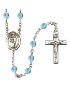 Saint Sebastian / Archery R6000-8189 6mm Rosary Available in 12 colors