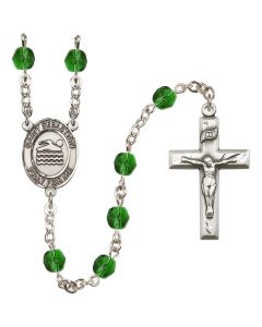 Saint Sebastian/Swimming R6000-8167 6mm Rosary Available in 12 colors