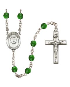 Saint Damien of Molokai R6000-8412 6mm Rosary Available in 12 colors