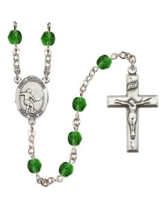 Saint Sebastian / Soccer R6000-8603 6mm Rosary Available in 12 colors