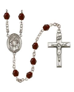 Saint Ursula R6000-8127 6mm Rosary Available in 12 colors