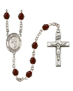 Saint Sebastian/Martial Arts R6000-8168 6mm Rosary Available in 12 colors