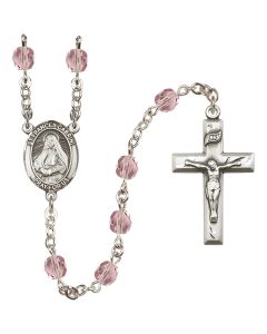 Saint Frances Cabrini R6000-8011 6mm Rosary Available in 12 colors