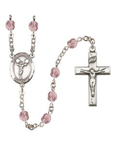 Saint Christopher/Cheerleading R6000-8140 6mm Rosary Available in 12 colors