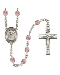 Saint Christopher/Swimming R6000-8157 6mm Rosary Available in 12 colors