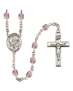 Saint Meinrad of Einsiedeln R6000-8307 6mm Rosary Available in 12 colors