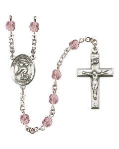 Guardian Angel/Swimming R6000-8711 6mm Rosary Available in 12 colors