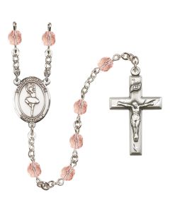 Saint Christopher/Dance R6000-8143 6mm Rosary Available in 12 colors