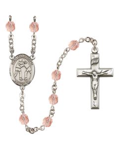 Saint Christopher/Wrestling R6000-8159 6mm Rosary Available in 12 colors
