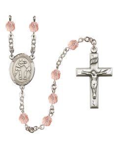 Saint Sebastian/Wrestling R6000-8171 6mm Rosary Available in 12 colors