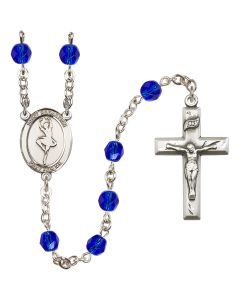 Saint Sebastian/Dance R6000-8173 6mm Rosary Available in 12 colors
