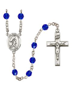 Saint Sebastian /Track&Field-Men R6000-8609 6mm Rosary Available in 12 colors