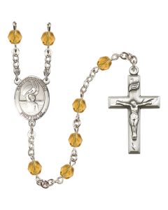 Saint Christopher/Water Polo Men R6000-8198 6mm Rosary Available in 12 colors