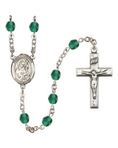 Saint Gertrude of Nivelles R6000-8219 6mm Rosary Available in 12 colors