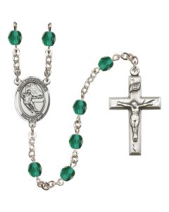 Saint Christopher/Hockey R6000-8504 6mm Rosary Available in 12 colors