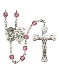Saint Michael / EMT R6001-8076--10 6mm Rosary Available in 12 colors