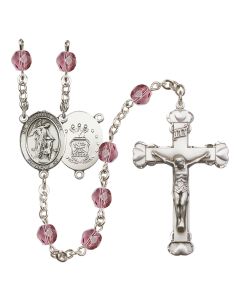 Guardian Angel / Air Force R6001-8118--1 6mm Rosary Available in 12 colors