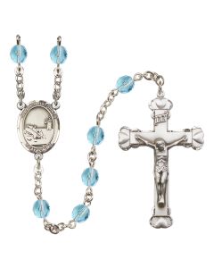 Saint Christopher / Fishing R6001-8196 6mm Rosary Available in 12 colors