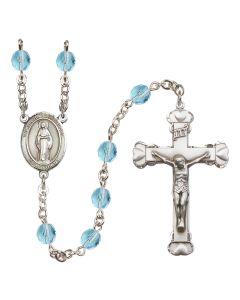 Virgin of the Globe R6001-8345 6mm Rosary Available in 12 colors