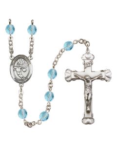 Guardian Angel/Basketball R6001-8702 6mm Rosary Available in 12 colors