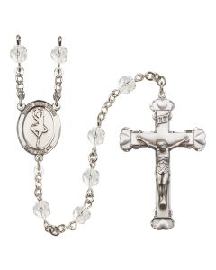 Saint Sebastian/Dance R6001-8173 6mm Rosary Available in 12 colors