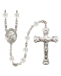 Saint Bernard of Montjoux R6001-8264 6mm Rosary Available in 12 colors