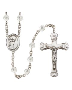 Saint Aidan of Lindesfarne R6001-8381 6mm Rosary Available in 12 colors
