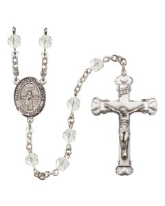 Saint Medard of Noyon R6001-8444 6mm Rosary Available in 12 colors