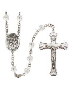 Saint Christopher / Choir R6001-8514 6mm Rosary Available in 12 colors