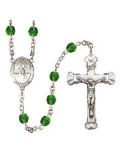 Saint Christopher/Water Polo Men R6001-8198 6mm Rosary Available in 12 colors