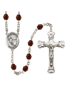 Saint Christopher/Hockey R6001-8504 6mm Rosary Available in 12 colors