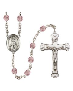 Saint Peregrine Laziosi R6001-8088 6mm Rosary Available in 12 colors
