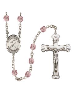 Saint Sebastian/Soccer R6001-8164 6mm Rosary Available in 12 colors