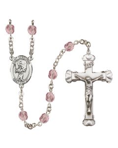 Saint Sebastian / Baseball R6001-8600 6mm Rosary Available in 12 colors
