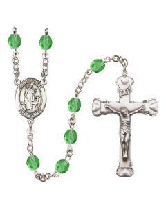 Saint Hubert of Liege R6001-8045 6mm Rosary Available in 12 colors